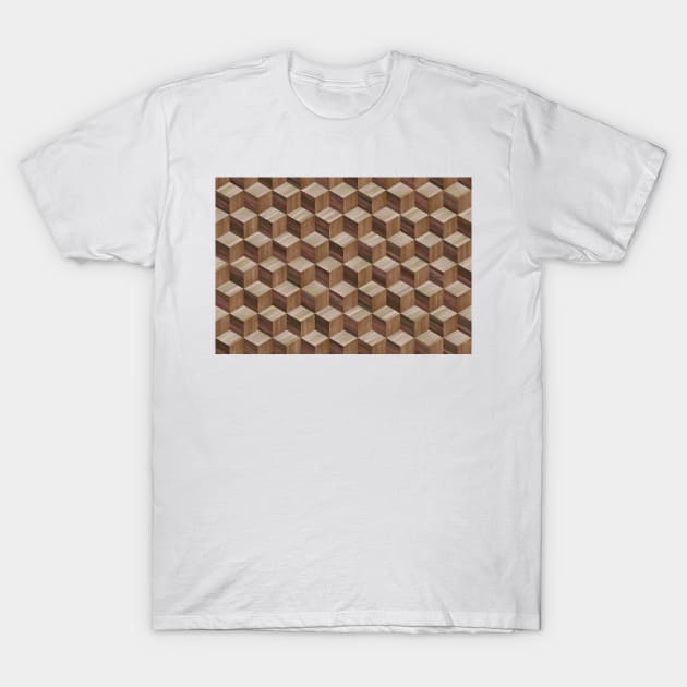 Wood marquetry T-Shirt by ghjura